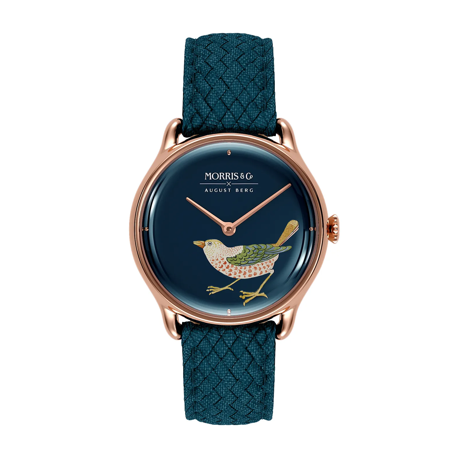 Strawberry Thief Bird Indigo