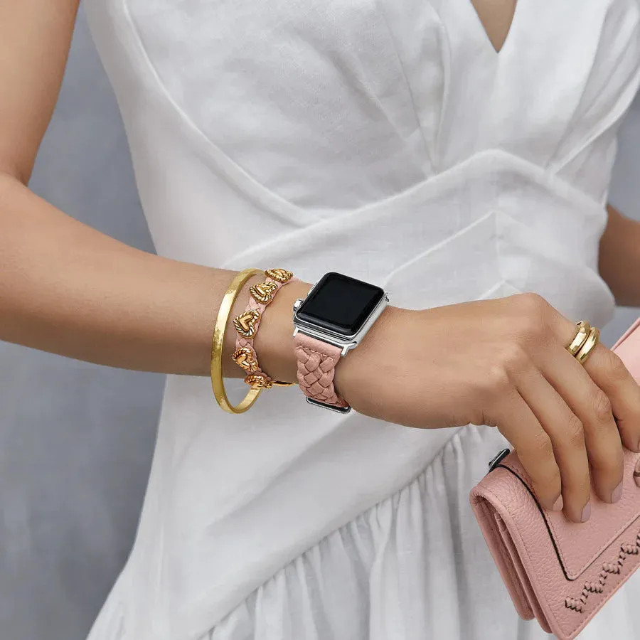 Sutton Braided Leather Watch Band - W2042E