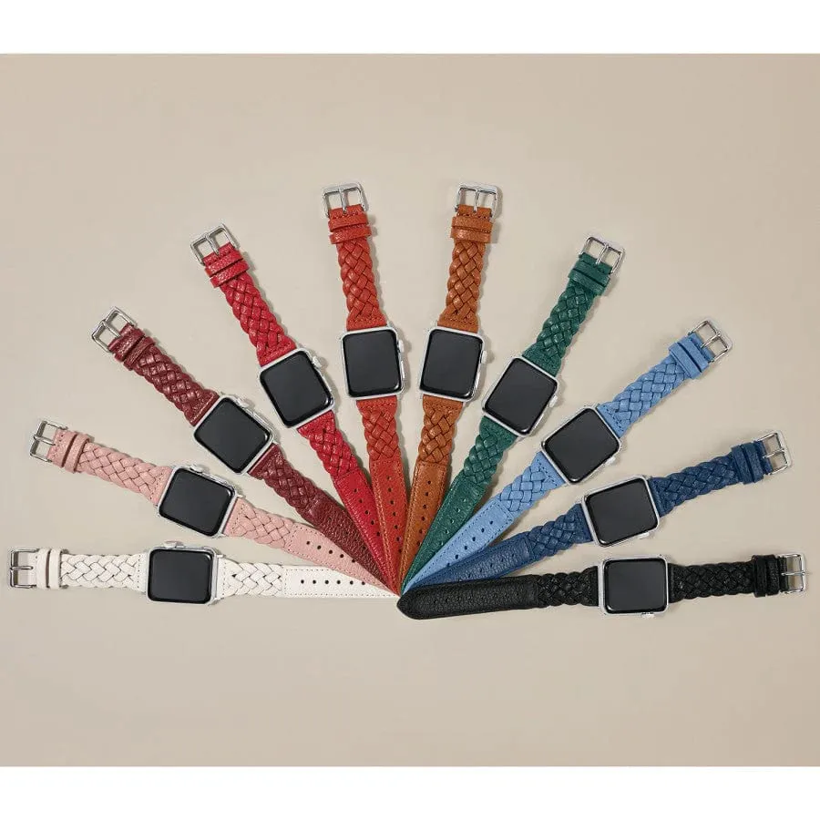 Sutton Braided Leather Watch Band - W2042E