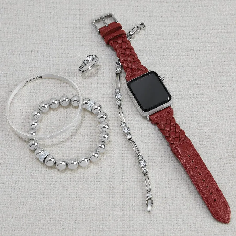 Sutton Braided Leather Watch Band - W2042G
