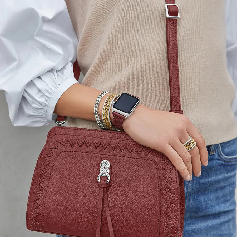 Sutton Braided Leather Watch Band - W2042G