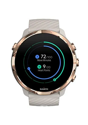 SUUNTO 7 Sandstone Rosegold, GPS Versatile Sports Watch with Google Wear OS, 24x7 Activity and Sleep Tracking