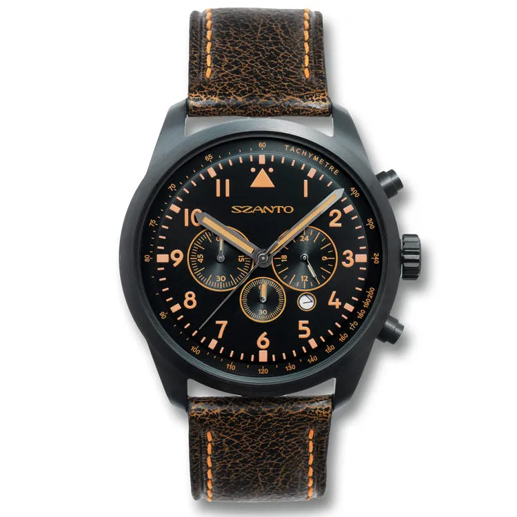 Szanto Mens Classic Vintage Inspired Watch