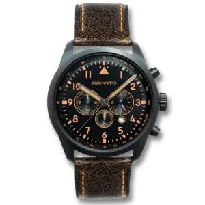 Szanto Mens Classic Vintage Inspired Watch