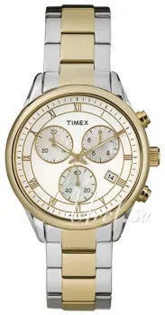 T2P409 Classic White/Yellow gold toned steel
