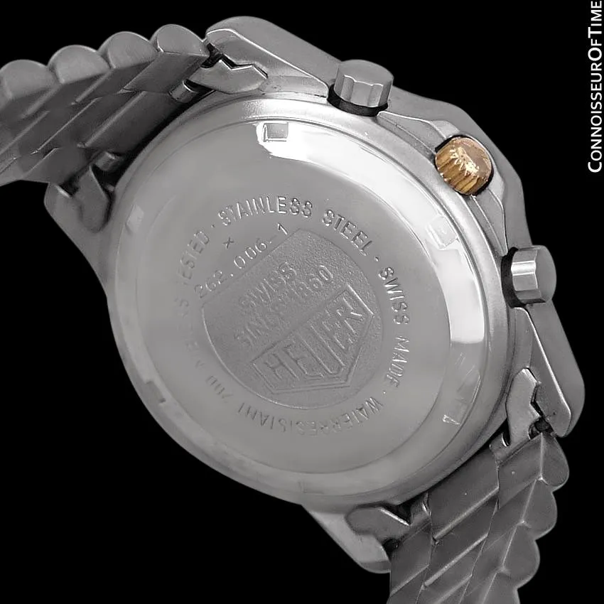 TAG Heuer 2000 Mens Chronograph Divers Watch, 262.006-1- Stainless Steel & 18K Gold Plated