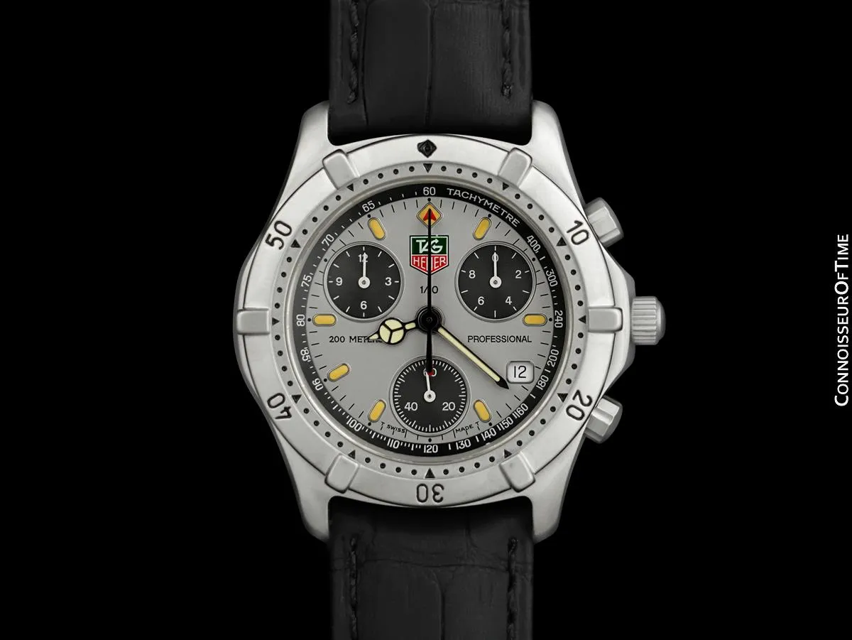 TAG Heuer 2000 Mens Chronograph Divers Watch, CE1111 - Stainless Steel