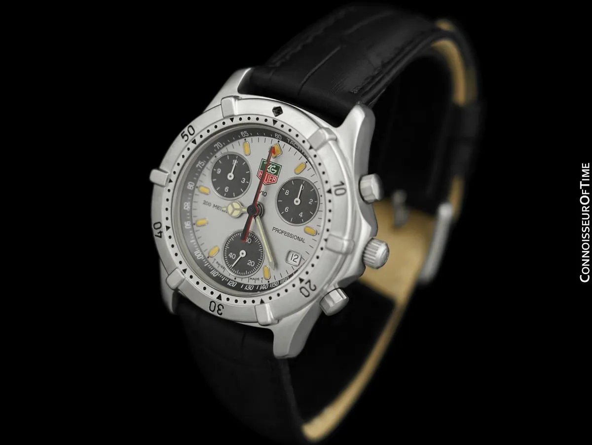 TAG Heuer 2000 Mens Chronograph Divers Watch, CE1111 - Stainless Steel