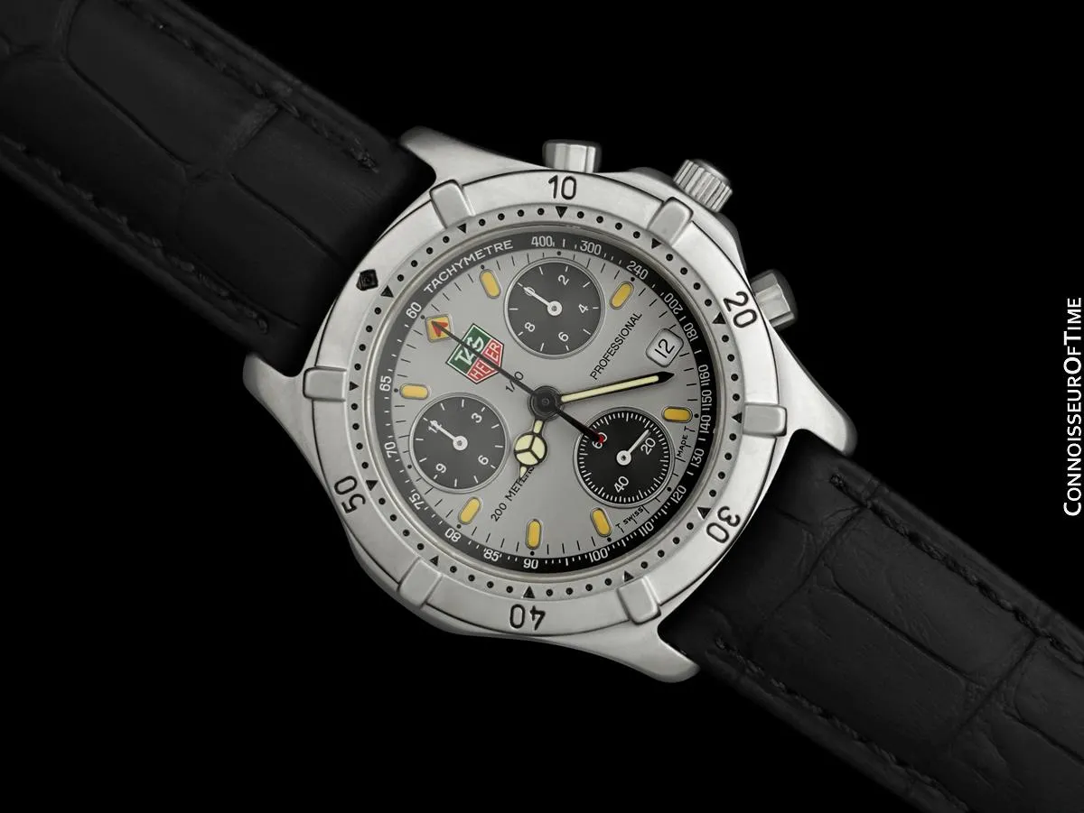 TAG Heuer 2000 Mens Chronograph Divers Watch, CE1111 - Stainless Steel