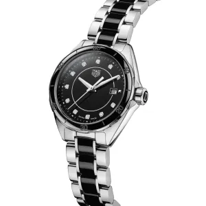 TAG Heuer Black Ceramic and Steel 32mm Forumla 1 Watch