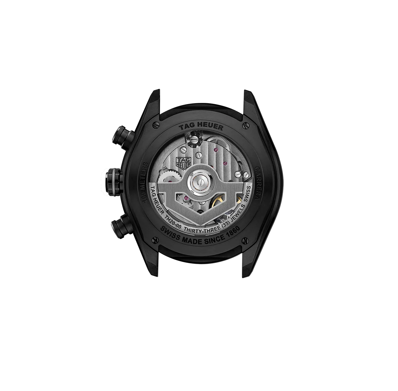 TAG Heuer Carrera Chronograph Extreme Sport Watch with Black Rubber Strap