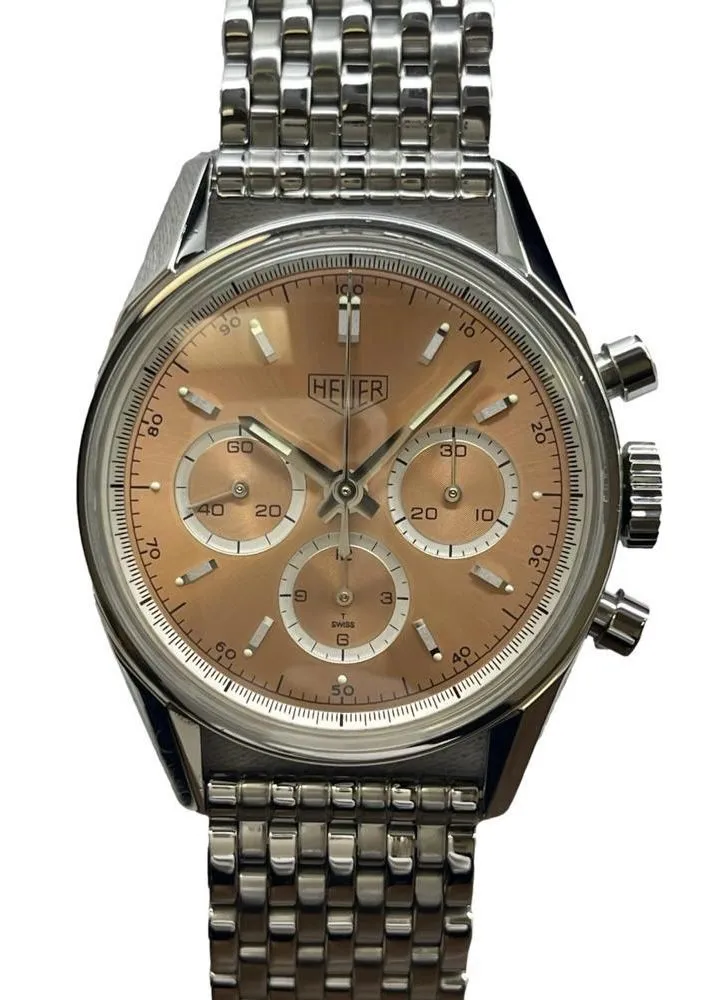 TAG Heuer Carrera CS3112 Salmon Dial Manual Wind Men's Watch