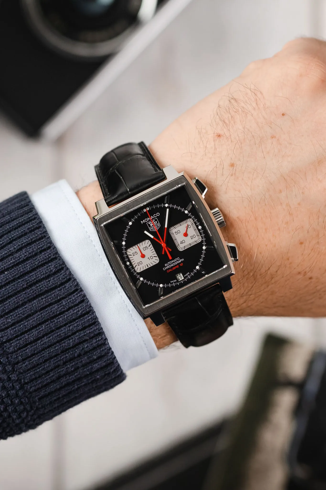 TAG HEUER  Monaco Automatic Chronograph 39mm - Black