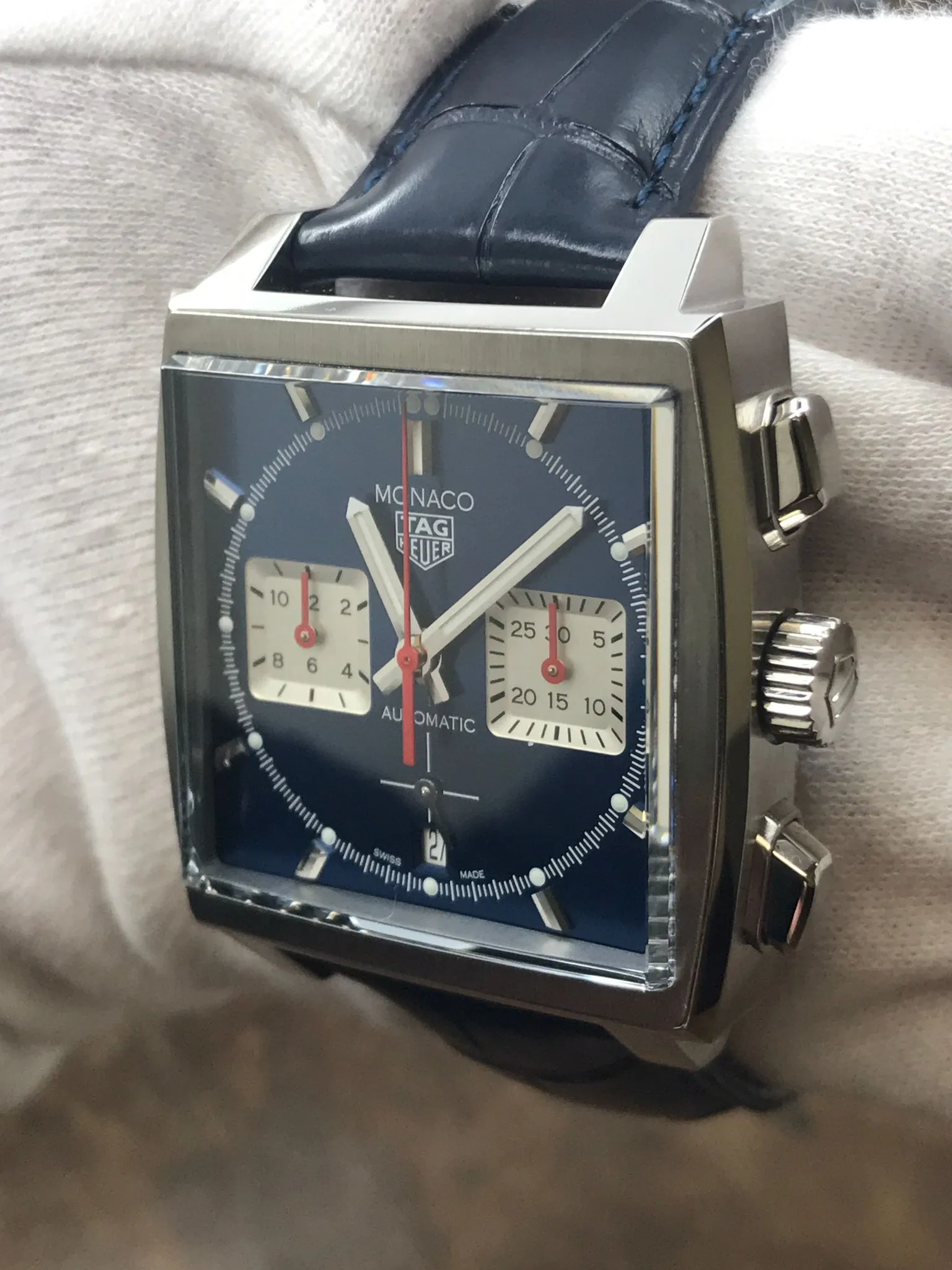 TAG Heuer Monaco CBL2111 Blue Dial Automatic Men's Watch