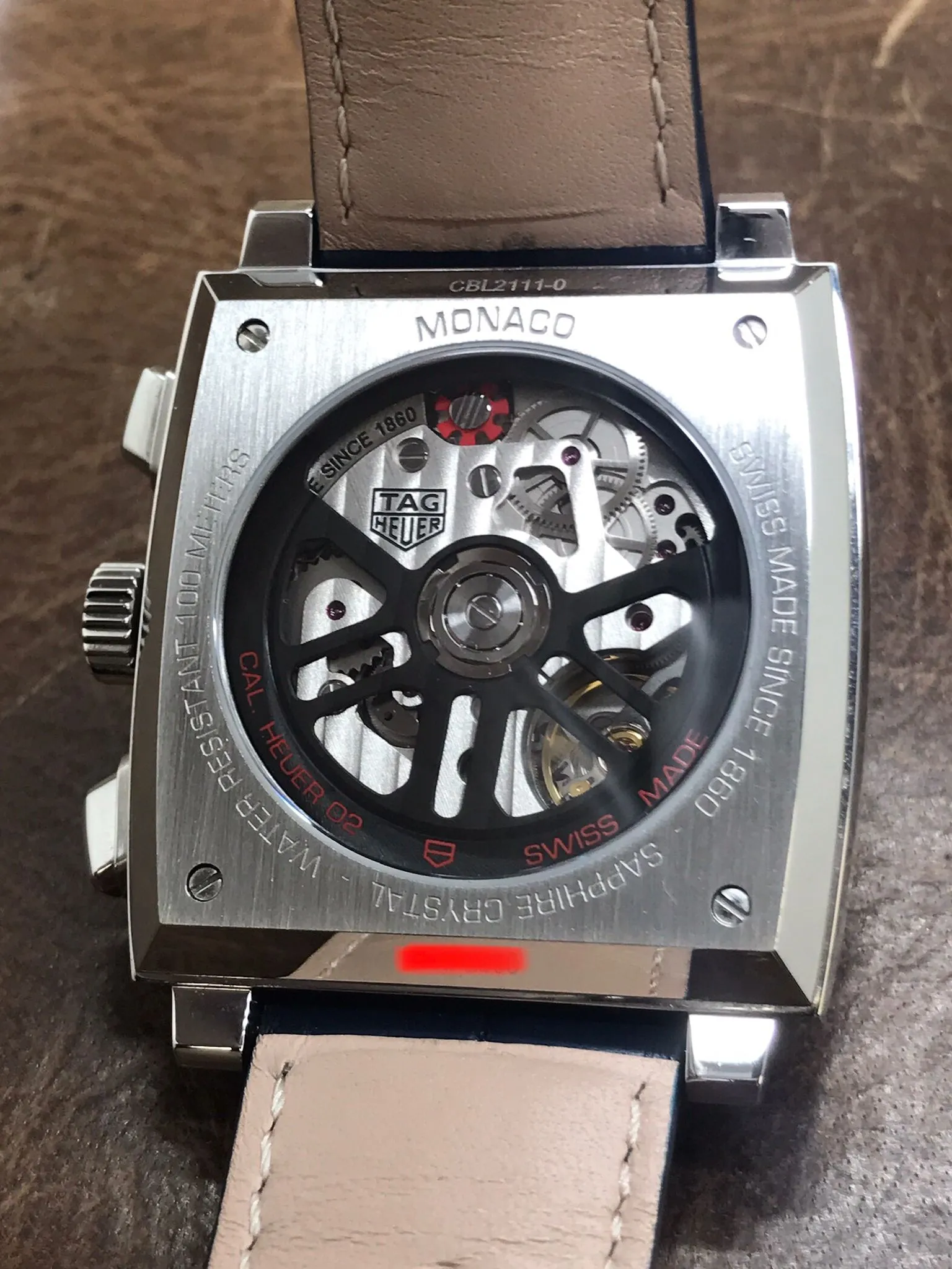 TAG Heuer Monaco CBL2111 Blue Dial Automatic Men's Watch