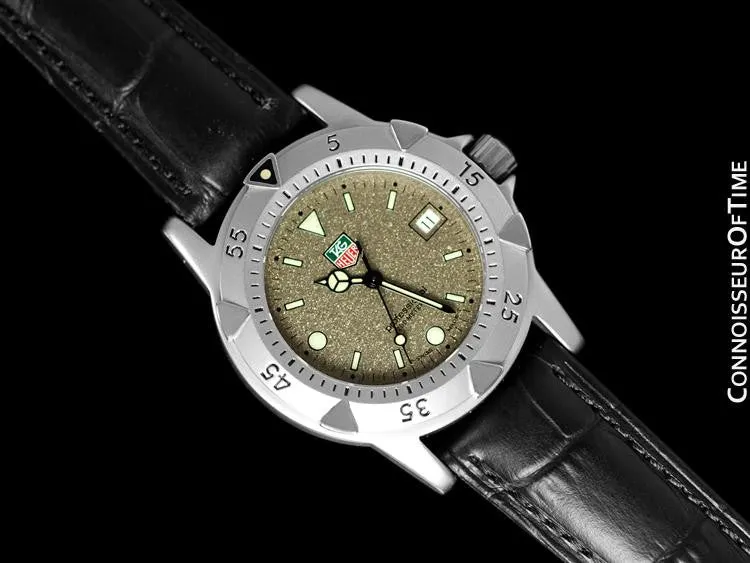 Tag Heuer Professional 1500 Mens Diver Granite Dial Watch - Stainless Steel - WD1211-K-20