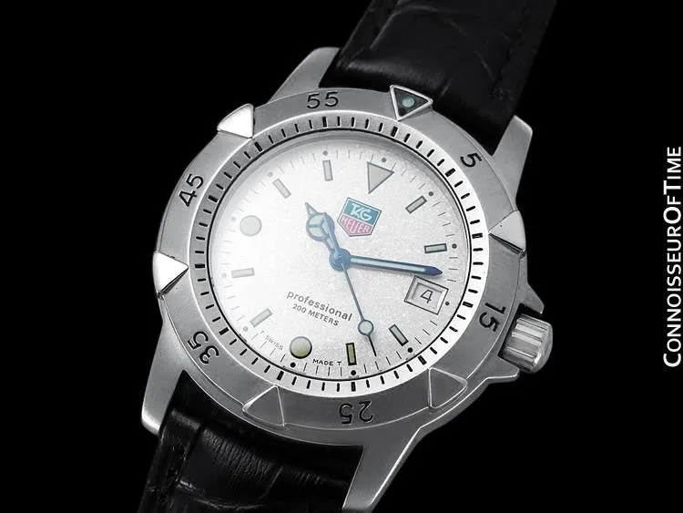 TAG Heuer Professional 1500 Mens Full Size Diver Granite Dial Watch - Stainless Steel - 955.713G-2
