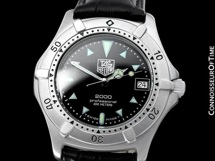 TAG Heuer Professional 2000 Mens Diver Watch, 964.006 - Stainless Steel