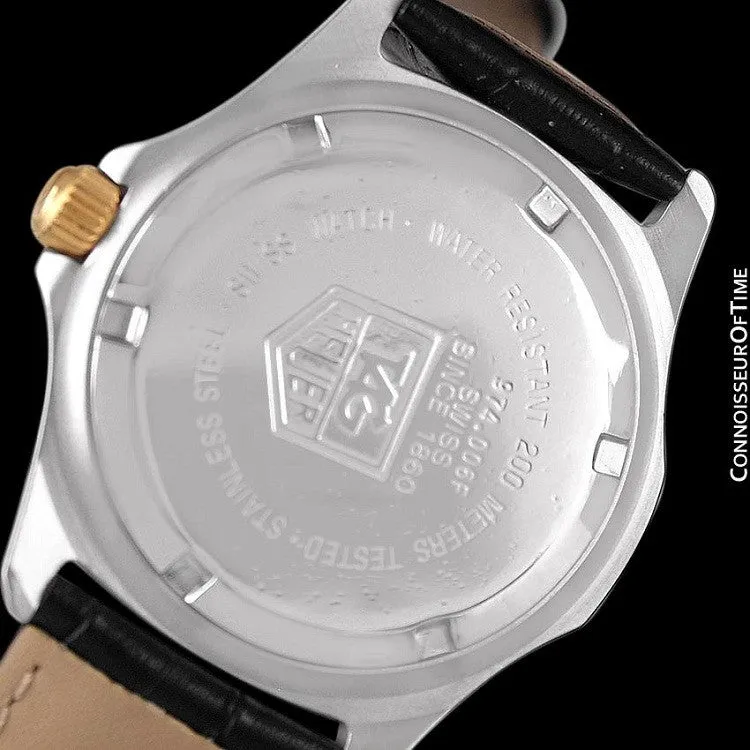 TAG Heuer Professional 2000 Mens Diver Watch, 974.006F - Stainless Steel & 18K Gold Plated