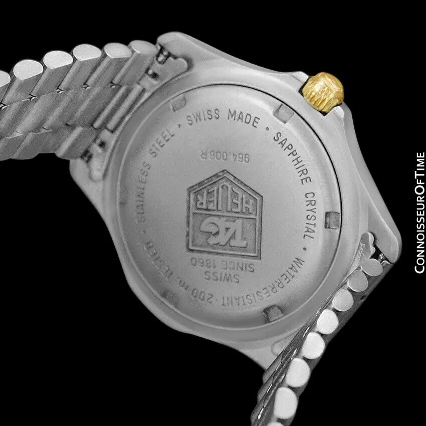 TAG Heuer Professional 2000 Mens Diver Watch, WE1120R - Stainless Steel & 18K Gold Plated
