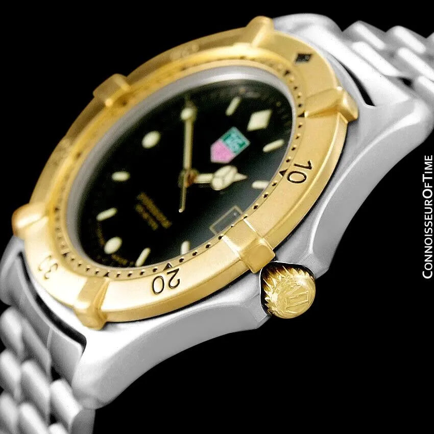TAG Heuer Professional 2000 Mens Diver Watch, WE1120R - Stainless Steel & 18K Gold Plated
