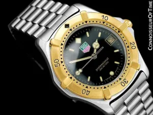 TAG Heuer Professional 2000 Mens Diver Watch, WE1120R - Stainless Steel & 18K Gold Plated