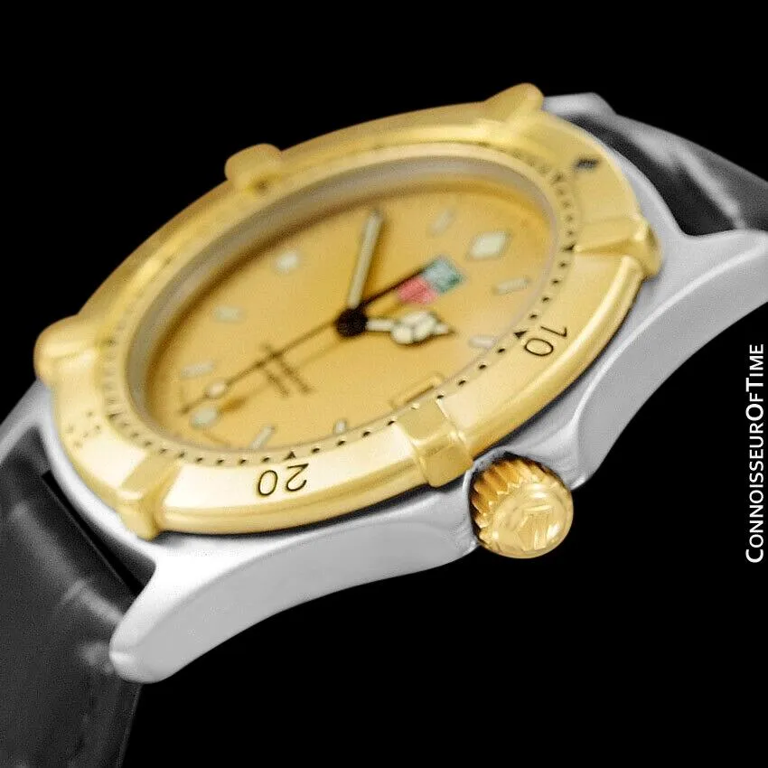 TAG Heuer Professional 2000 Mens Full Size Divers Watch - Stainless Steel & 18K Gold Plated