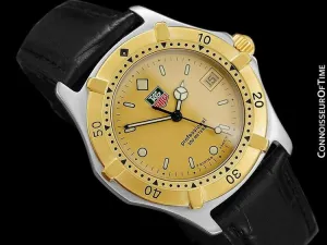 TAG Heuer Professional 2000 Mens Full Size Divers Watch - Stainless Steel & 18K Gold Plated