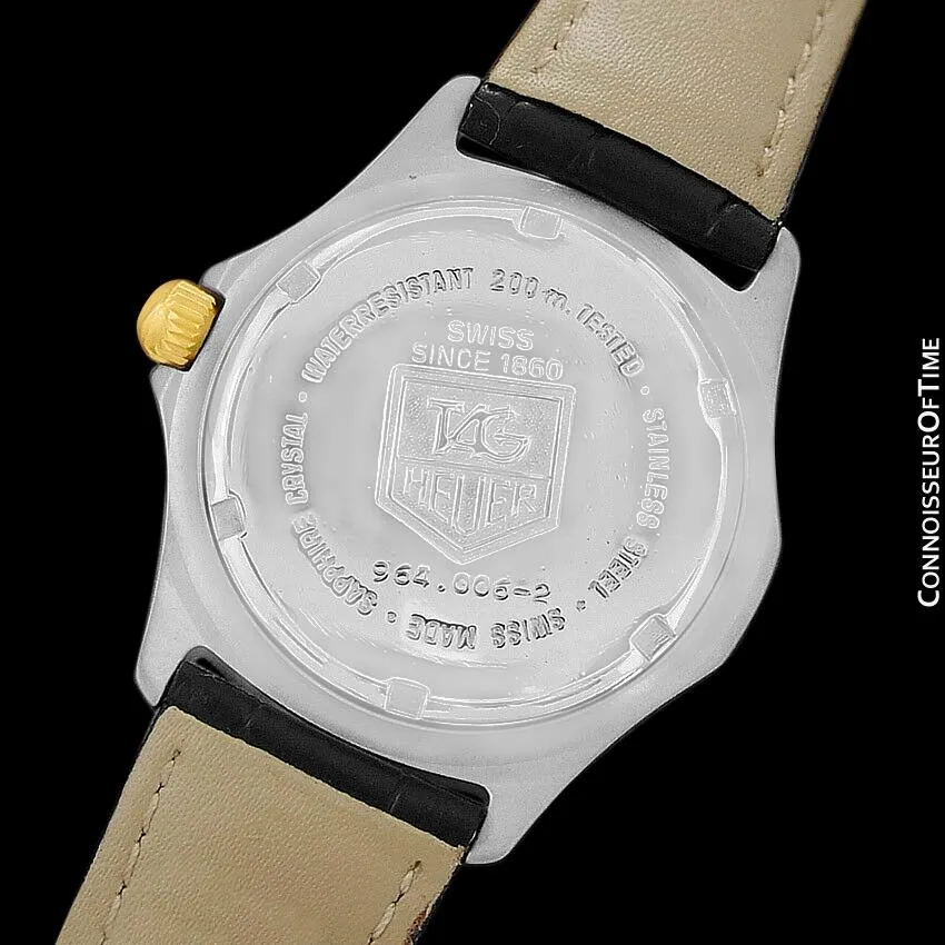TAG Heuer Professional 2000 Mens Full Size Divers Watch - Stainless Steel & 18K Gold Plated