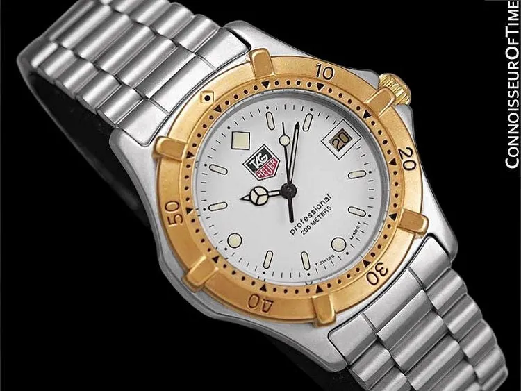 Tag Heuer Proofessional 2000 Mens Diver Watch, 964.013F - Stainless Steel & 18K Gold Plated