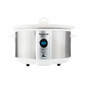 Taurus Slow Cooker Digital Stainless Steel Brushed 6.5 Litre 320W Lento Cuina