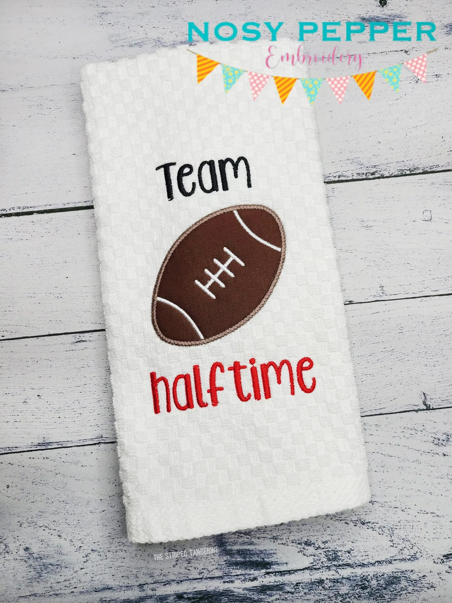 Team Halftime Appliqué machine embroidery design (5 sizes included) DIGITAL DOWNLOAD