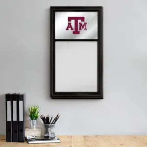 Texas A&M Aggies: Mirrored Dry Erase Note Board