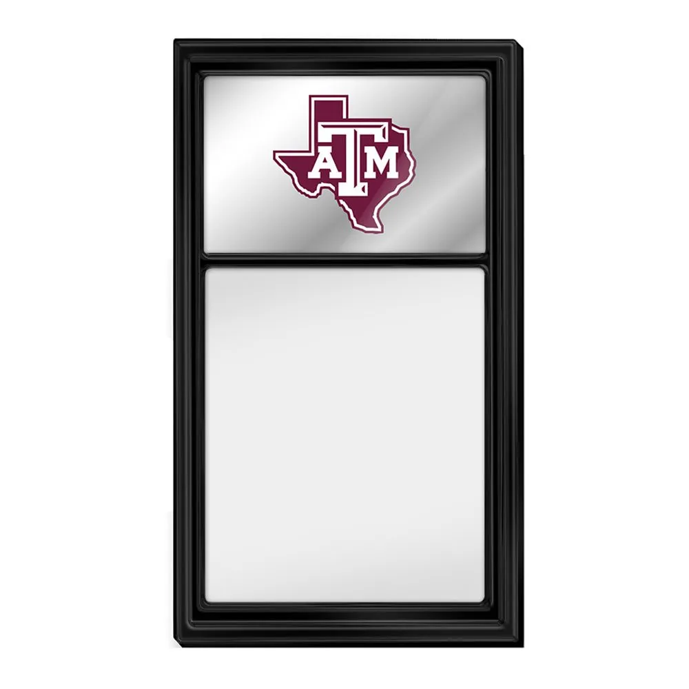 Texas A&M Aggies: Mirrored Dry Erase Note Board