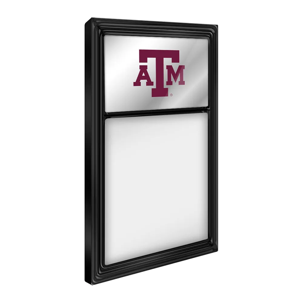 Texas A&M Aggies: Mirrored Dry Erase Note Board