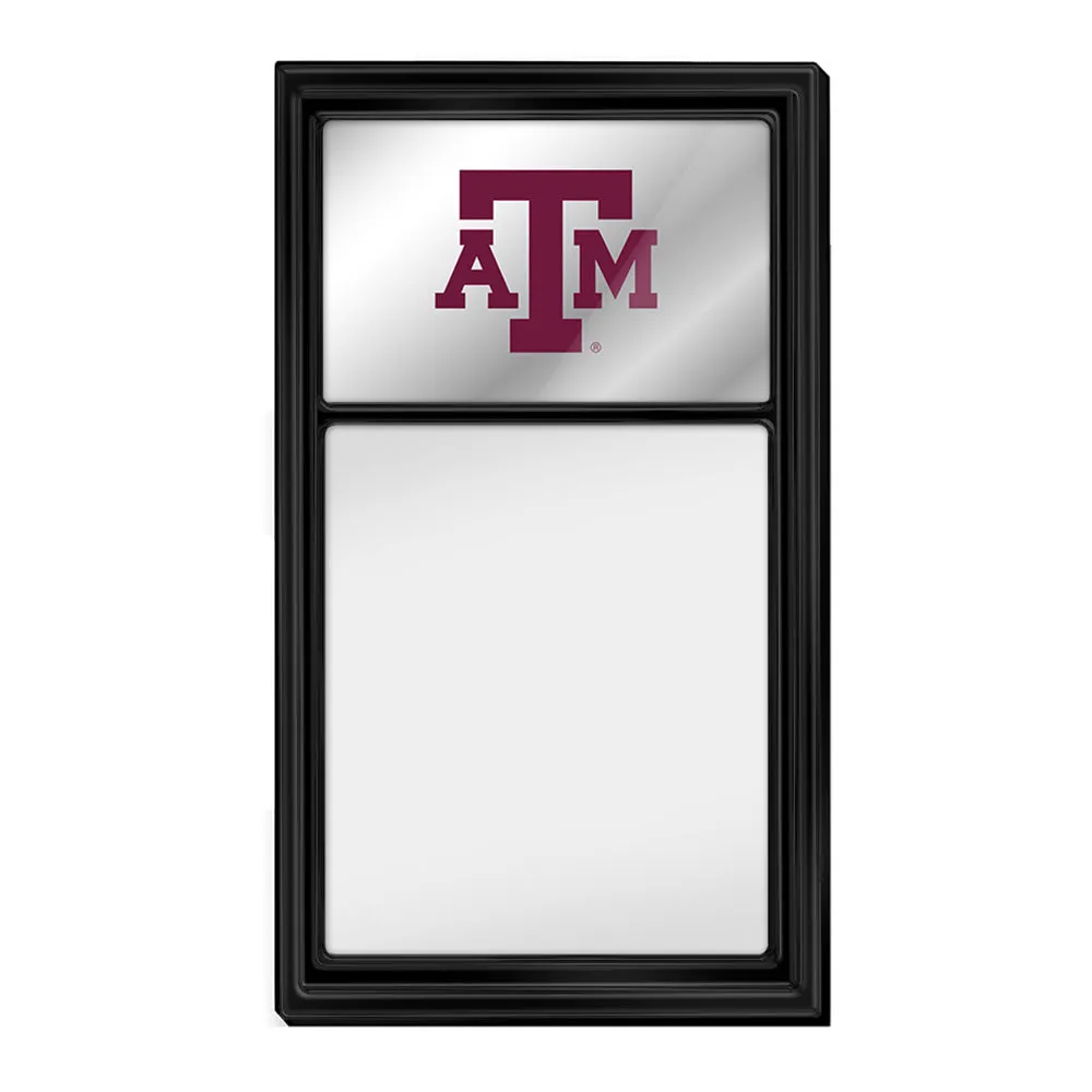 Texas A&M Aggies: Mirrored Dry Erase Note Board