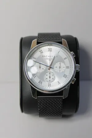 The Chronograph | Black Stainless Steel Mesh