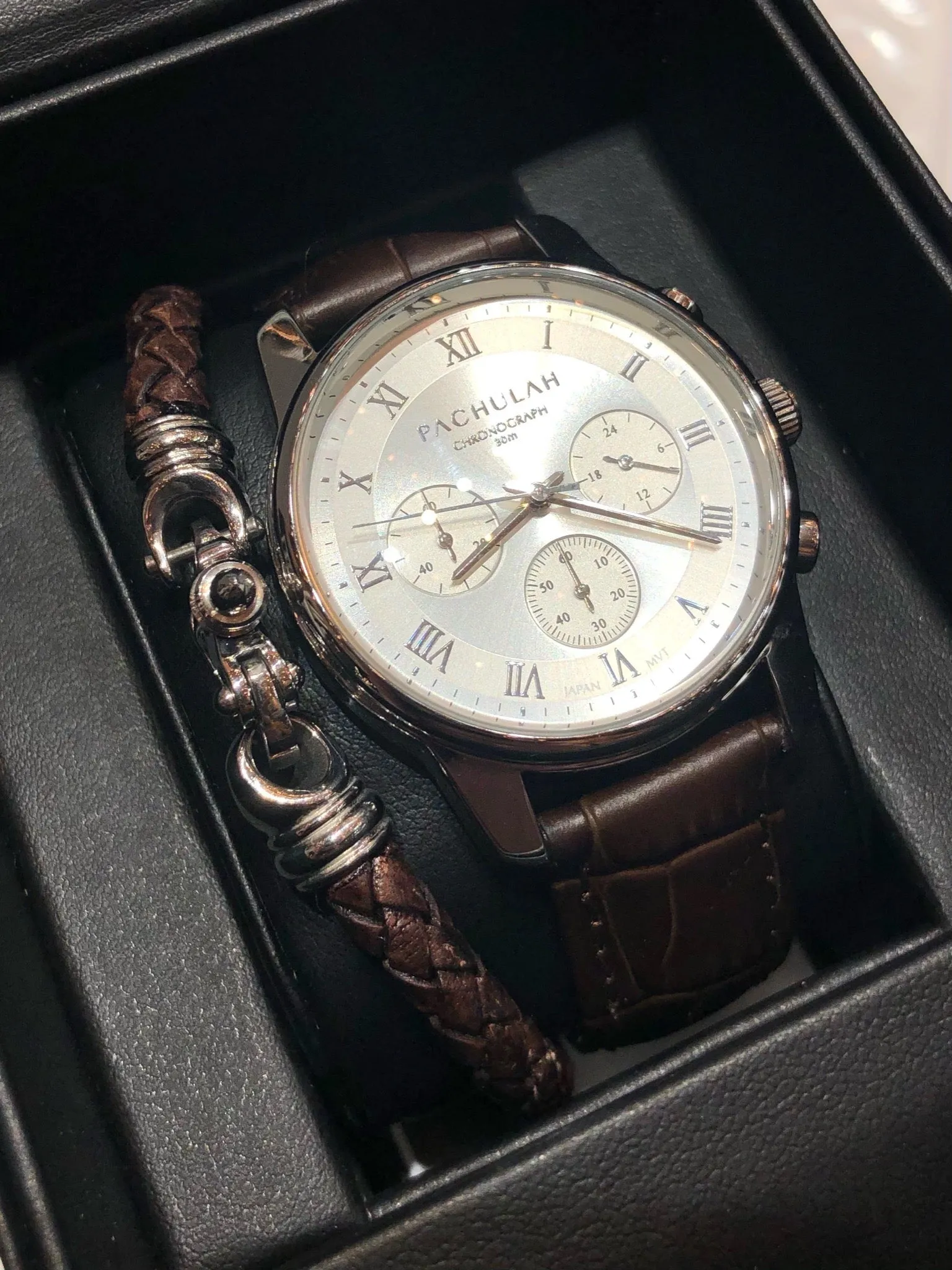 The Chronograph | Brown Leather