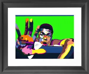 The Greatest - Muhammad Ali portrait art - Limited Edition Giclee Art Prints - Vakseen Art