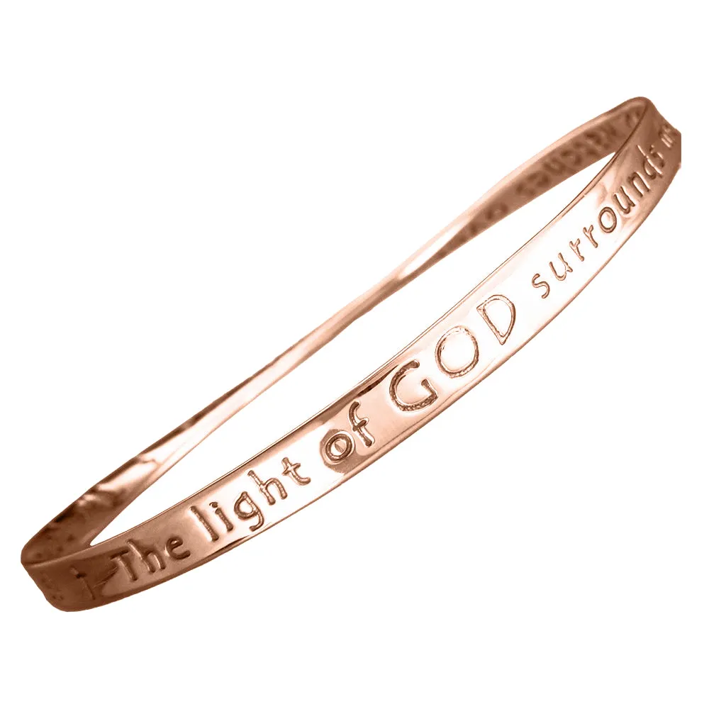 The light of God surrounds me - James Dillet Freeman 14K Gold