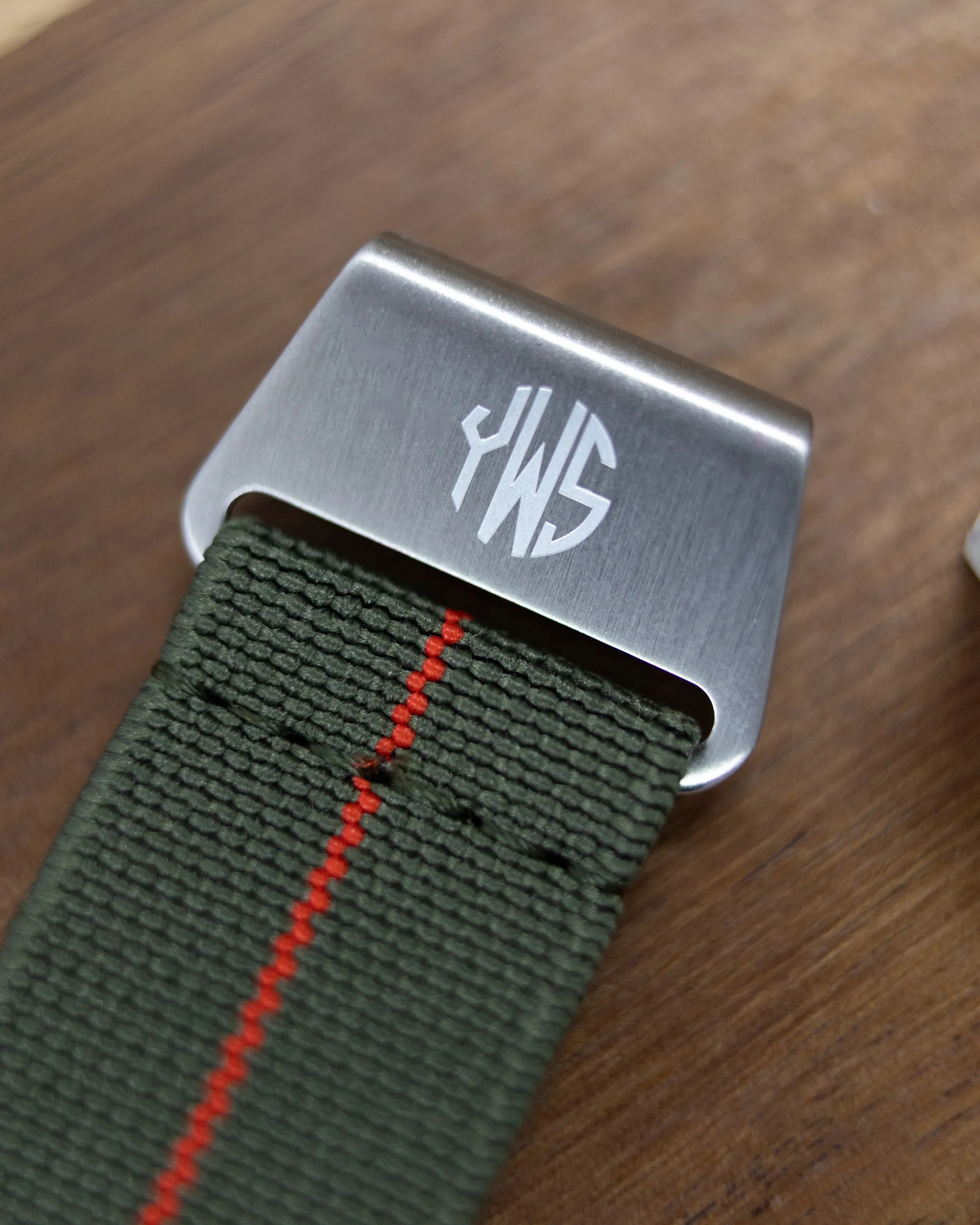 The Trooper Fixed Lugs Elastic Strap - Grey
