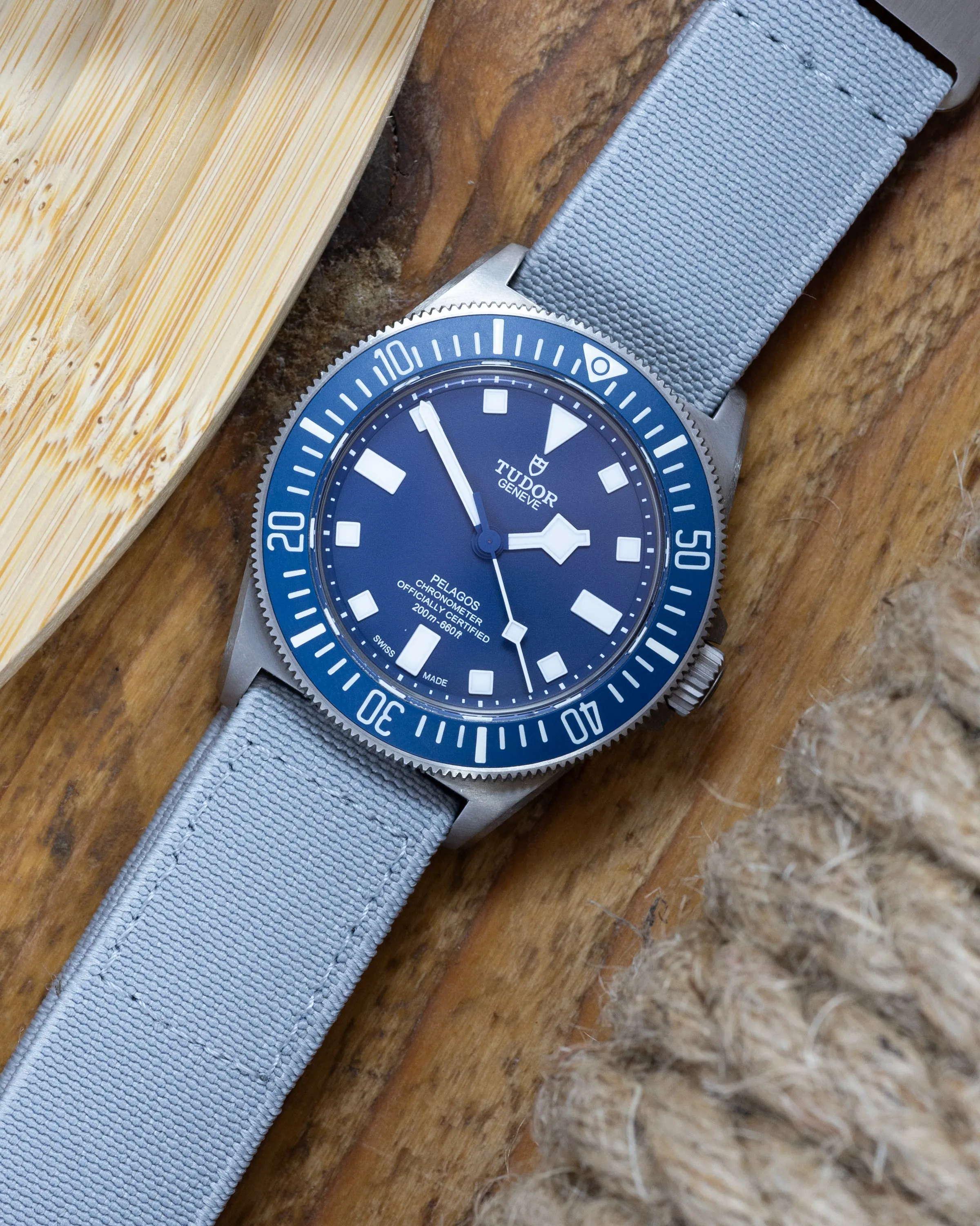 The Trooper Fixed Lugs Elastic Strap - Grey