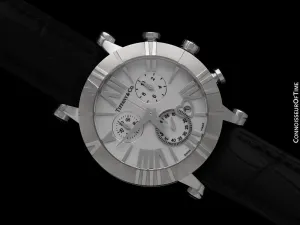 Tiffany & Co. Atlas 37mm Unisex Chronograph Watch - Stainless Steel & Ceramic
