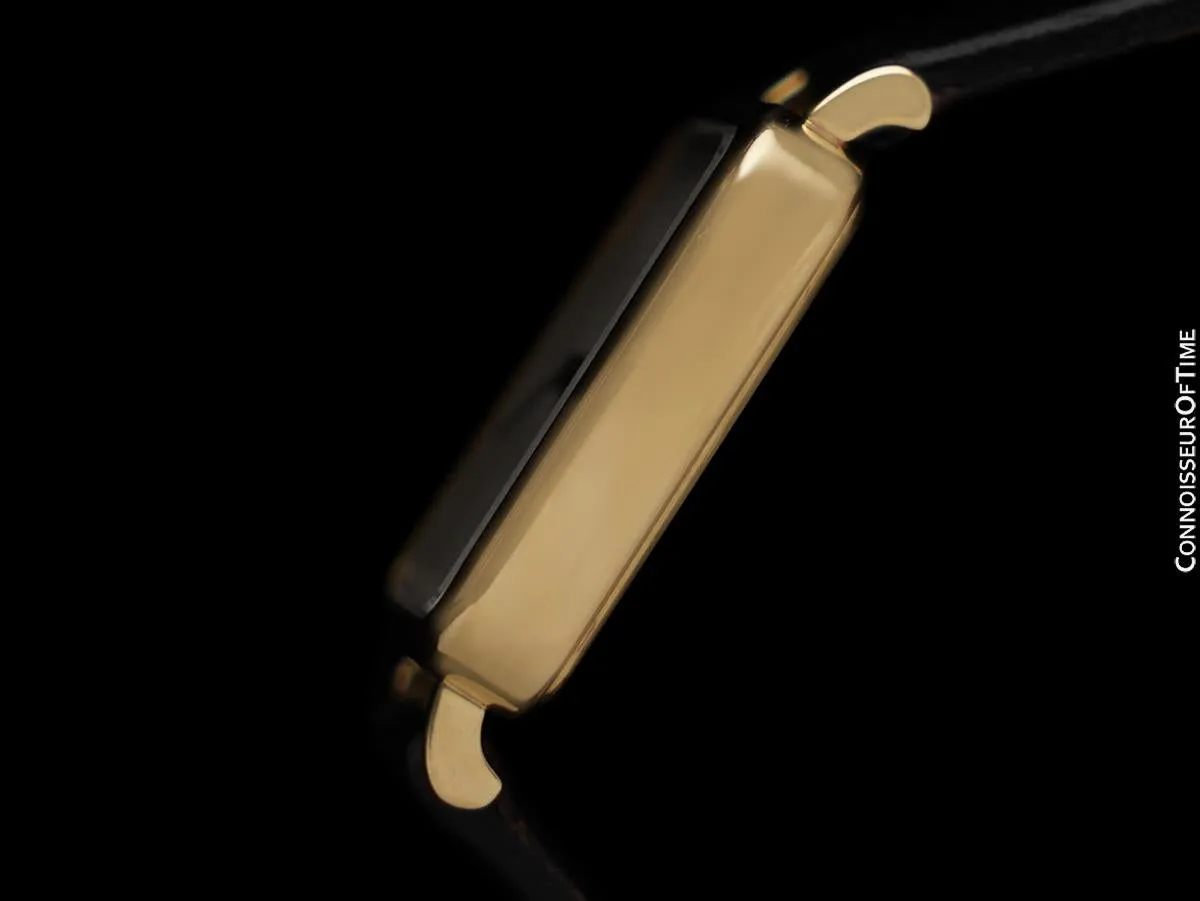 Tiffany & Co. Ladies Rectangular Portfolio Watch - 14K Gold