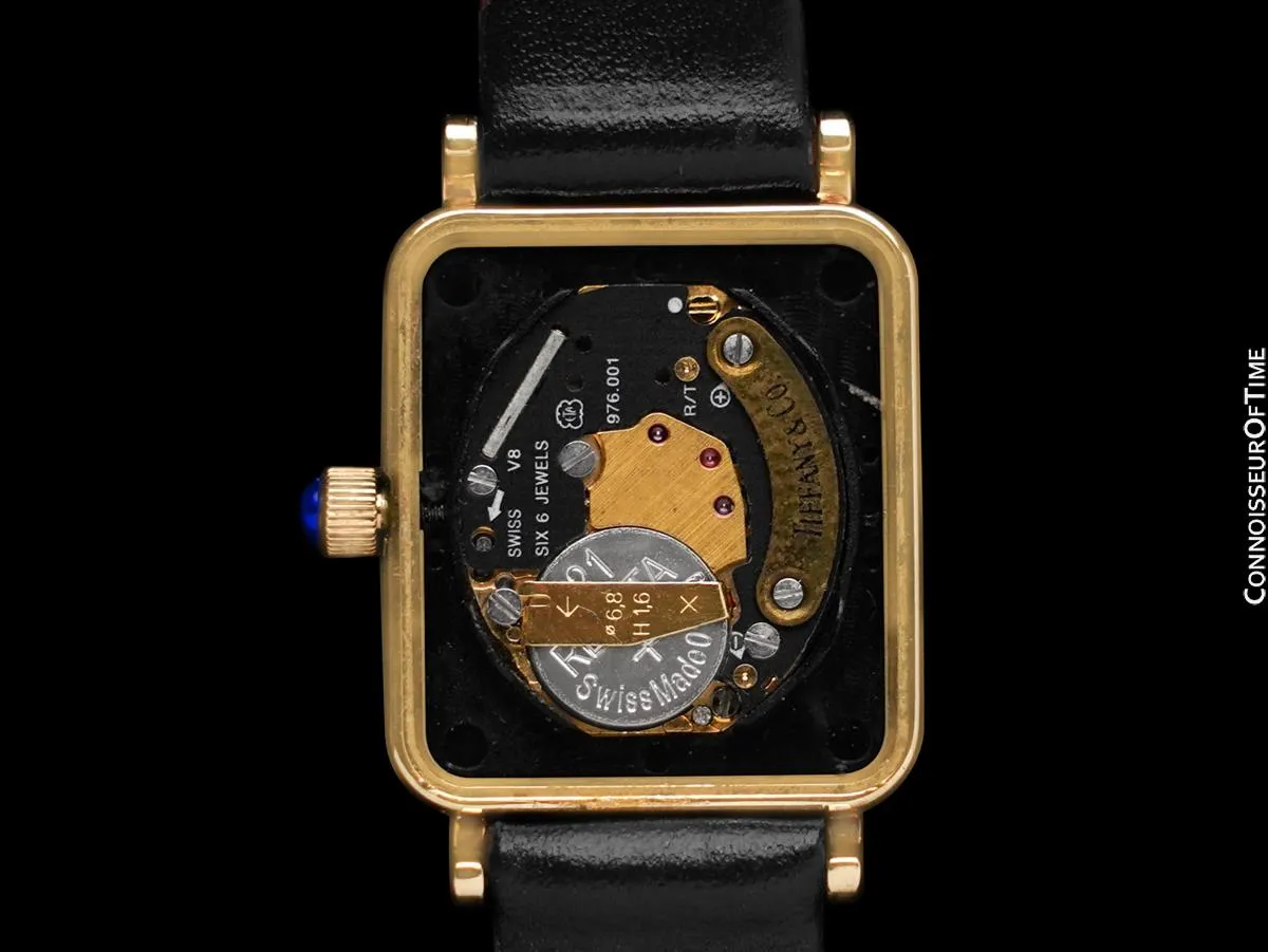 Tiffany & Co. Ladies Rectangular Portfolio Watch - 14K Gold