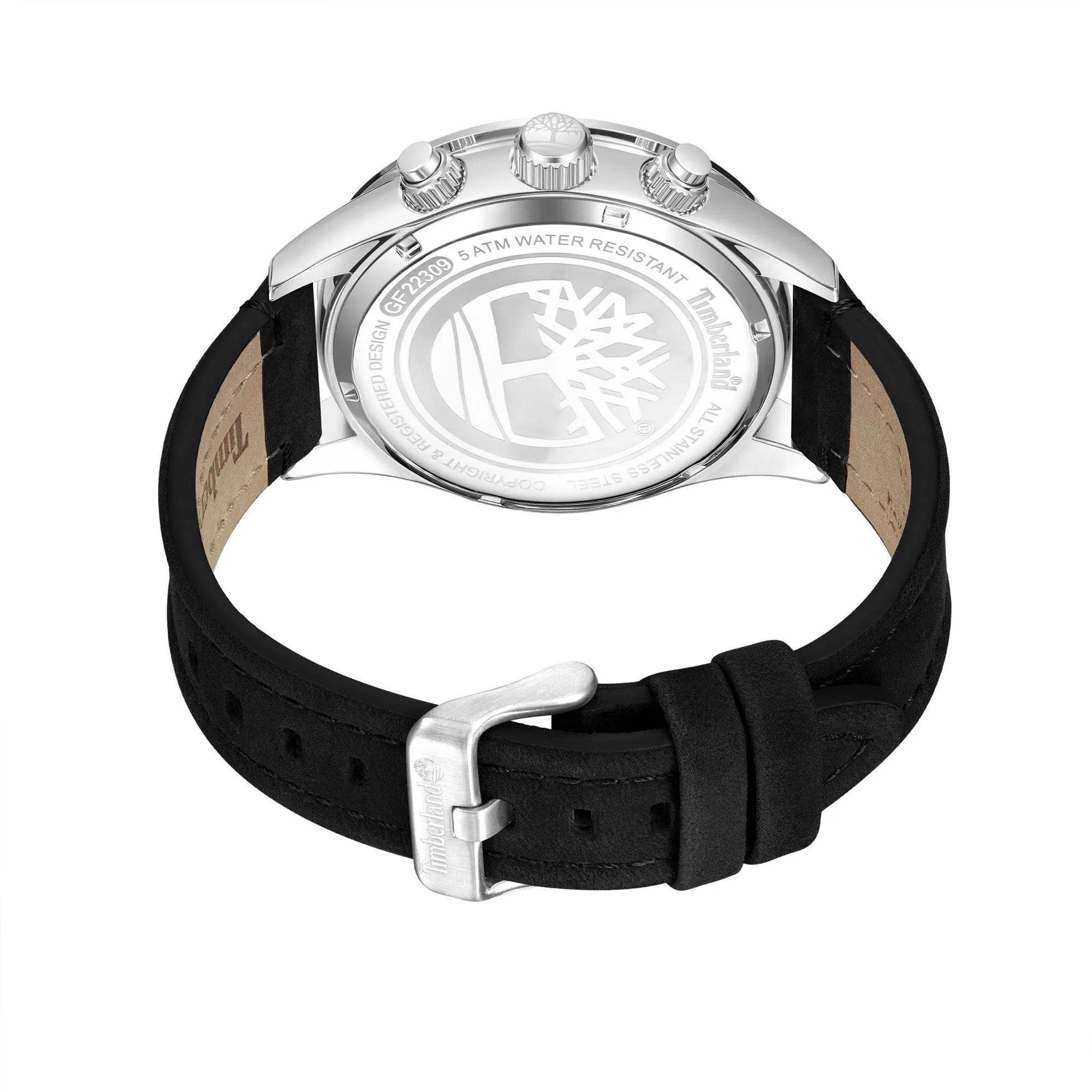 Timberland Ashmont Stainless Steel & Leather Strap Chronograph Men's watch