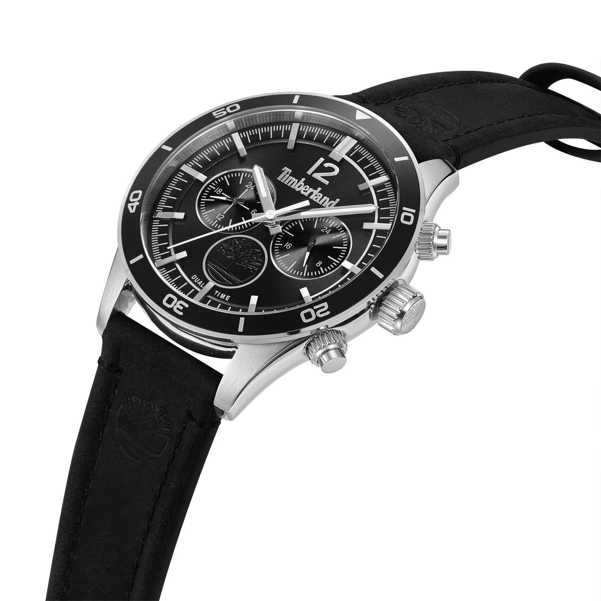 Timberland Ashmont Stainless Steel & Leather Strap Chronograph Men's watch
