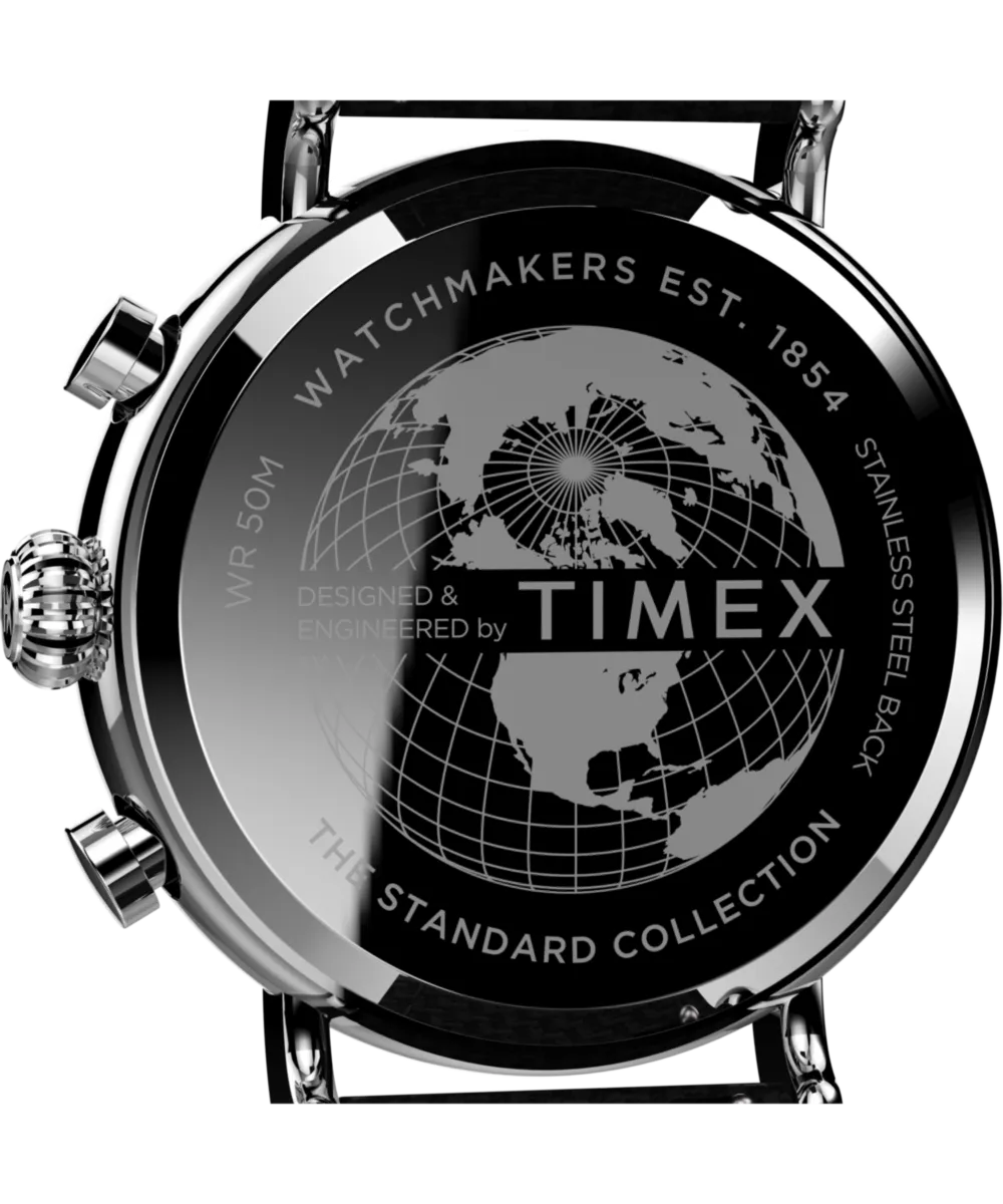 Timex Standard Chronograph 41mm Fabric Strap Watch