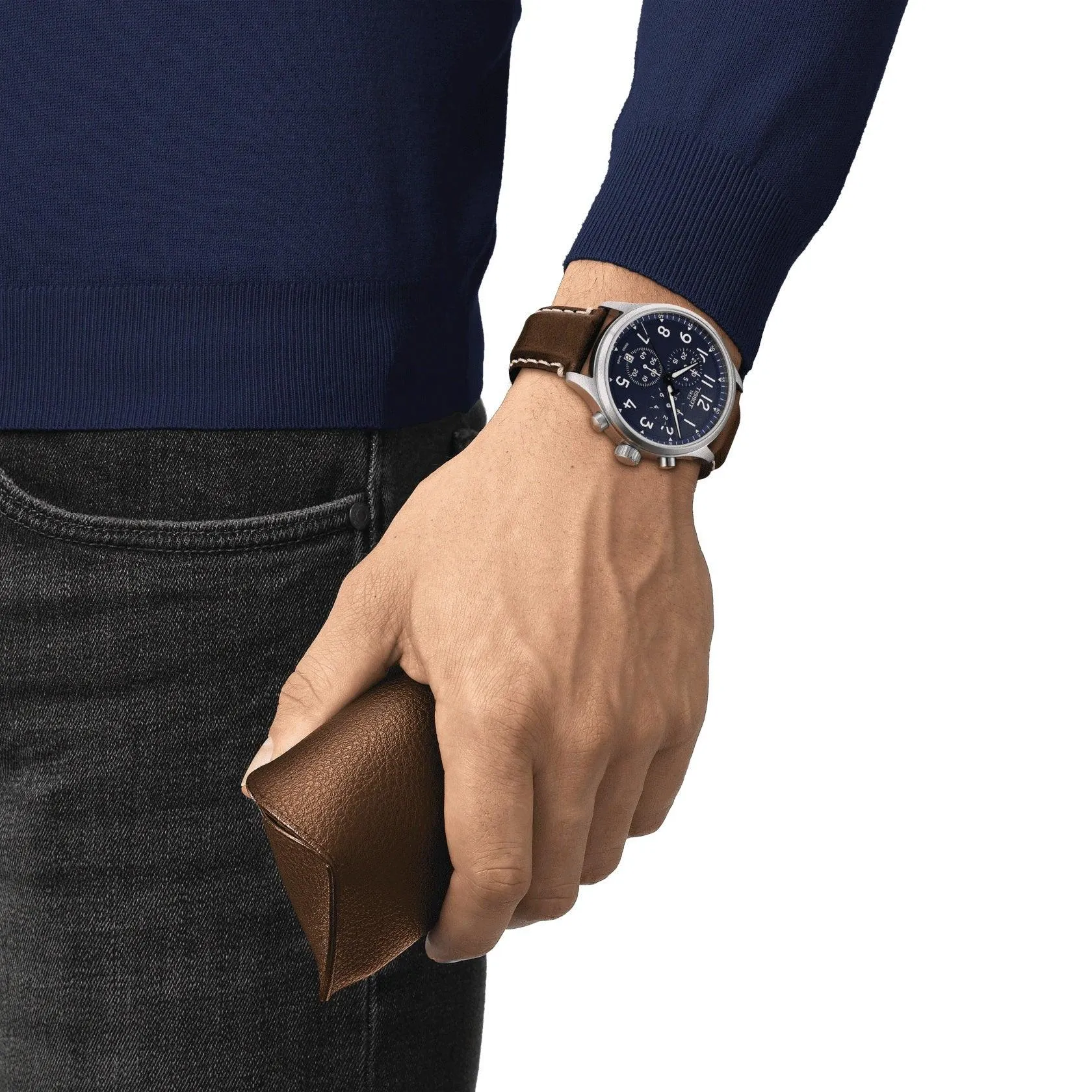 Tissot Chrono XL Vintage 45mm Blue Quartz Watch T116.617.16.042.00