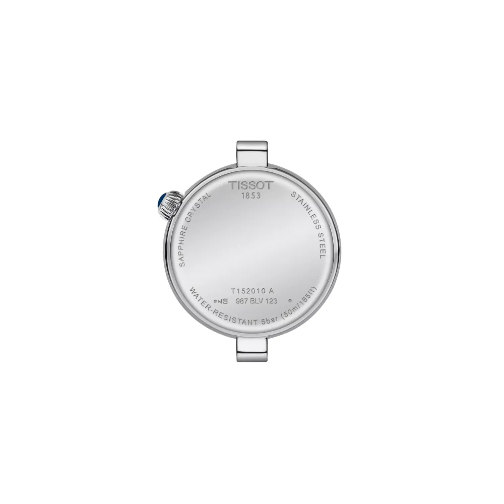 Tissot Desir Ladies Silver-Blue Dial Blue Leather Strap Watch